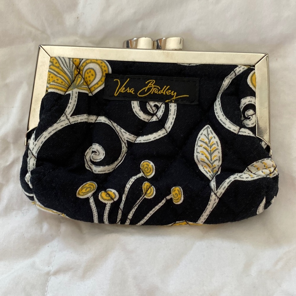 Vera Bradley Kiss Lock Coin Purse
